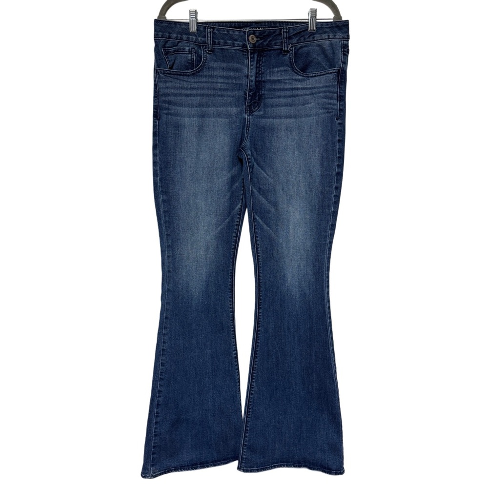 American Eagle Outfitters Women's Boot Cut Jeans - Dark Blue